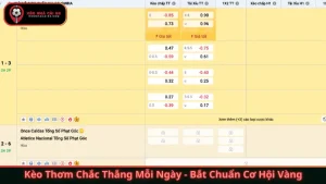 Kèo Thơm Chắc Thắng Mỗi Ngày - Bắt Chuẩn Cơ Hội Vàng