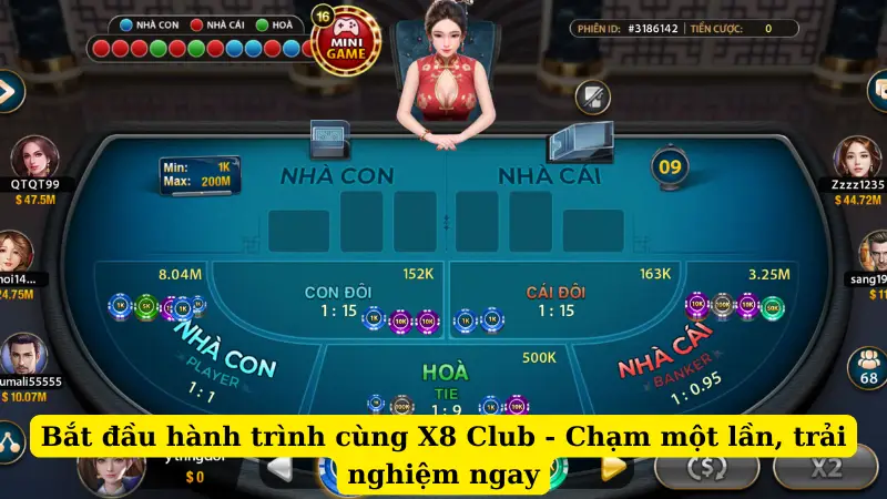 Bắt đầu hành trình cùng X8 Club - Chạm một lần, trải nghiệm ngay